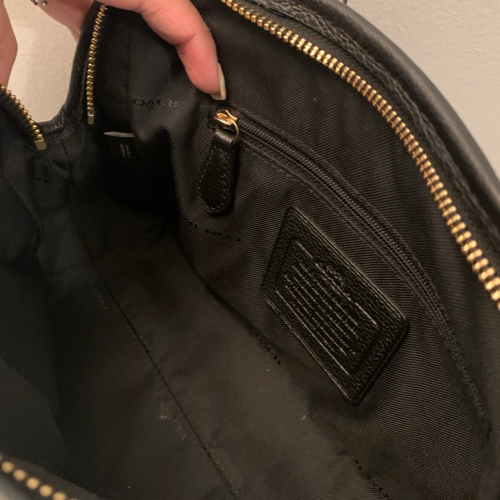 Coach bag with crossbody strap